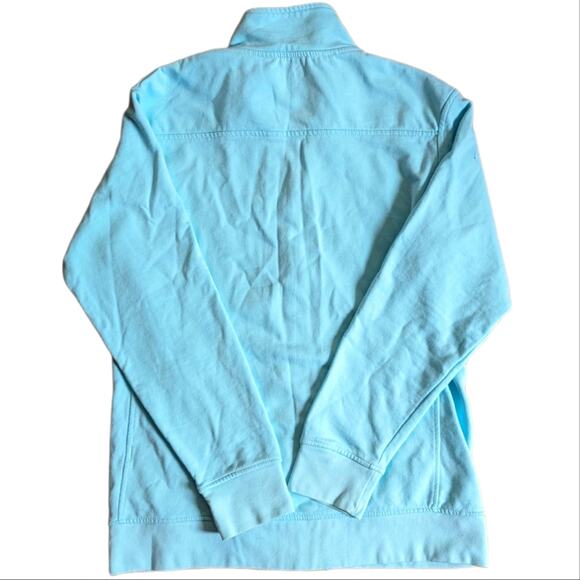 Cuffy's Of Cape Cod Full Zip Light Blue Preppy Sweatshirt Activewear Jacket - Picture 2 of 4